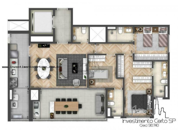 Imagem Apartamento com 2 Quartos à Venda, 65 m² em Jardim Das Acácias - São Paulo