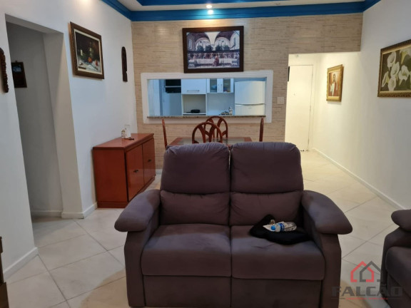 Apartamento com 2 Quartos à Venda, 93 m² em Itararé - São Vicente