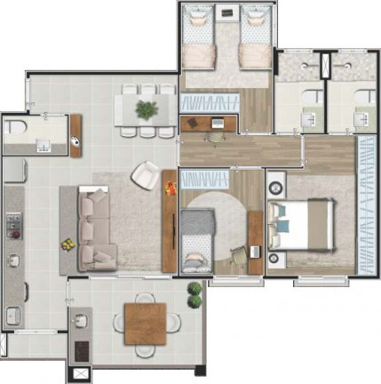 Imagem Imóvel com 3 Quartos à Venda, 124 m² em Swiss Park - Campinas Imagem Imóvel com 3 Quartos à Venda, 124 m² em Swiss Park - Campinas