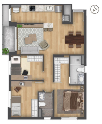 Imagem Apartamento com 2 Quartos à Venda, 64 m² em Petrópolis - Porto Alegre