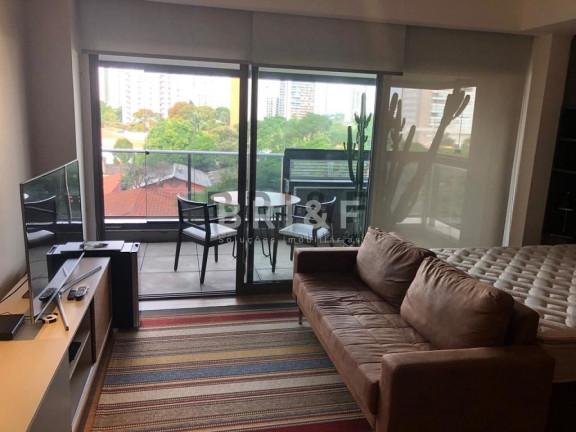 Imagem Apartamento com 1 Quarto para Alugar, 42 m² em Brooklin - São Paulo