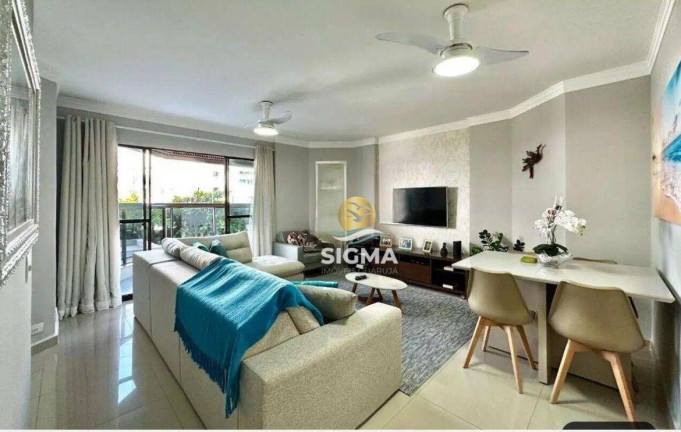 Apartamento com 3 Quartos à Venda, 116 m² em Jardim Astúrias - Guarujá