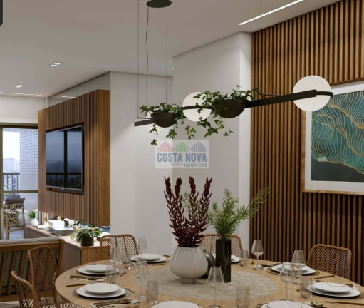 Imagem Apartamento com 2 Quartos à Venda, 70 m² em Guilhermina - Praia Grande