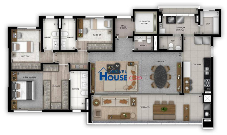 Imagem Apartamento com 3 Quartos à Venda, 154 m² em Vila Nova Conceição - São Paulo Imagem Apartamento com 3 Quartos à Venda, 154 m² em Vila Nova Conceição - São Paulo