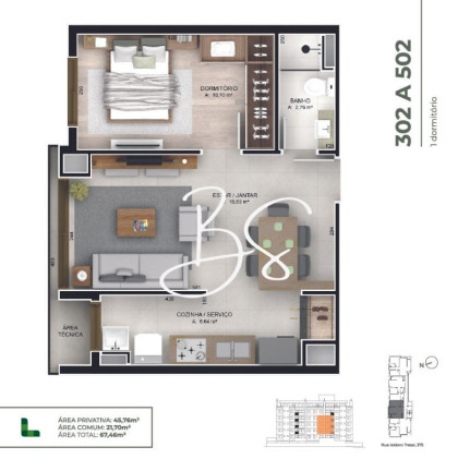 Imagem Apartamento com 2 Quartos à Venda, 72 m² em Jardim Botânico - Porto Alegre