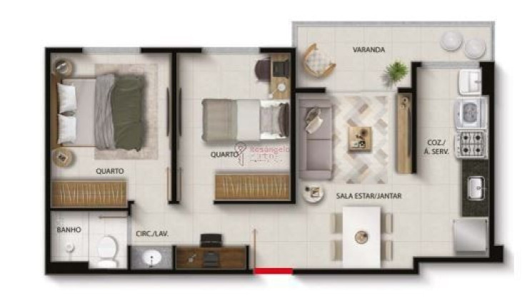 Imagem Apartamento com 2 Quartos à Venda, 45 m² em Coqueiral De Itaparica - Vila Velha Imagem Apartamento com 2 Quartos à Venda, 45 m² em Coqueiral De Itaparica - Vila Velha