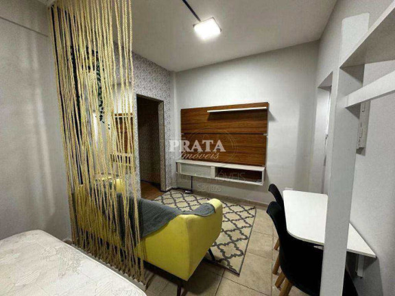 Imagem Apartamento com 1 Quarto para Alugar, 30 m² em Embaré - Santos Imagem Apartamento com 1 Quarto para Alugar, 30 m² em Embaré - Santos