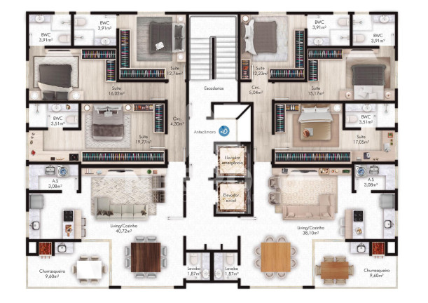 Imagem Apartamento à Venda, 260 m² em Perequê - Porto Belo