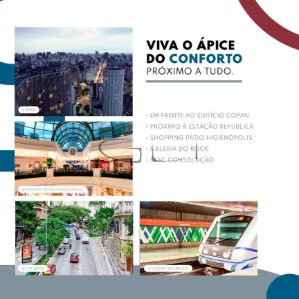 Imagem Imóvel com 1 Quarto à Venda, 37 m² em República - São Paulo Imagem Imóvel com 1 Quarto à Venda, 37 m² em República - São Paulo