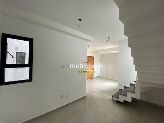 Imagem Cobertura com 2 Quartos à Venda, 106 m² em Jardim - Santo André