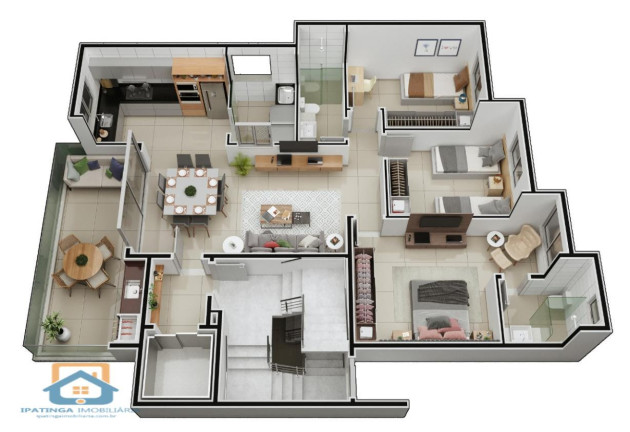 Imagem Apartamento com 2 Quartos à Venda, 107 m² em Iguaçu - Ipatinga Imagem Apartamento com 2 Quartos à Venda, 107 m² em Iguaçu - Ipatinga