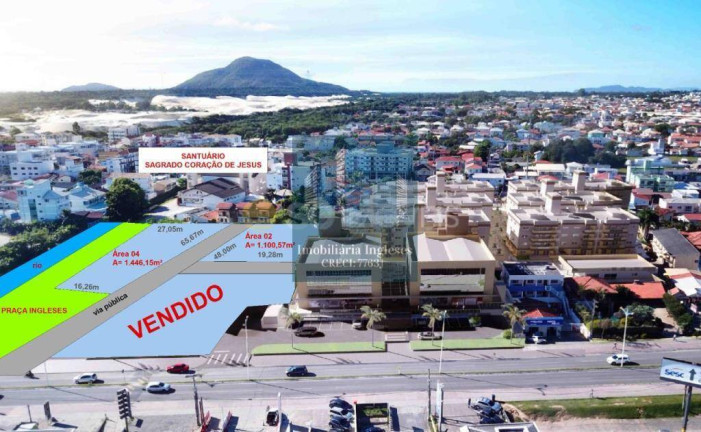 Terreno à Venda, 1 m² em Ingleses Do Rio Vermelho - Florianópolis