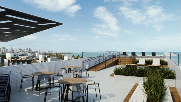 Imagem Apartamento com 1 Quarto à Venda, 22 m² em Cabo Branco - João Pessoa