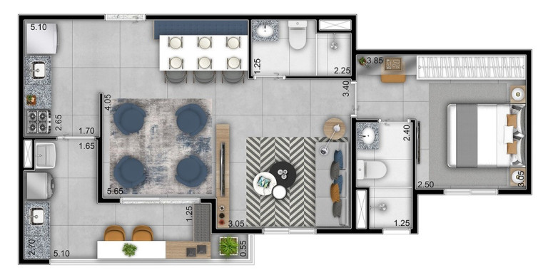 Imagem Apartamento com 2 Quartos à Venda, 57 m² em Aclimação - São Paulo Imagem Apartamento com 2 Quartos à Venda, 57 m² em Aclimação - São Paulo