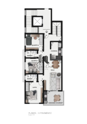 Imagem Cobertura com 3 Quartos à Venda, 188 m² em Riacho Das Pedras - Contagem Imagem Cobertura com 3 Quartos à Venda, 188 m² em Riacho Das Pedras - Contagem