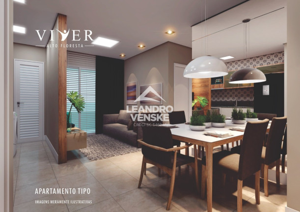 Imagem Apartamento com 2 Quartos à Venda, 60 m² em Floresta - Joinville