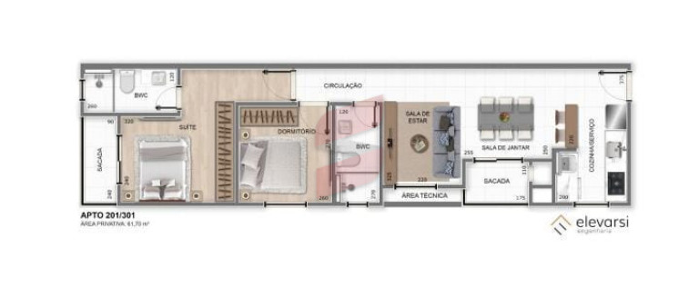 Apartamento à Venda,  em Centro - Pinhais