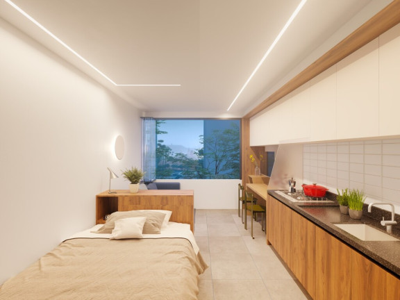 Imagem Imóvel com 1 Quarto à Venda, 25 m² em Bacacheri - Curitiba