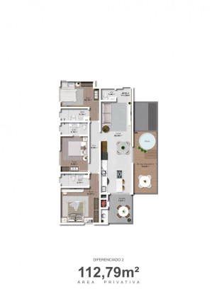 Imagem Apartamento com 3 Quartos à Venda, 98 m² em Centro - Camboriú