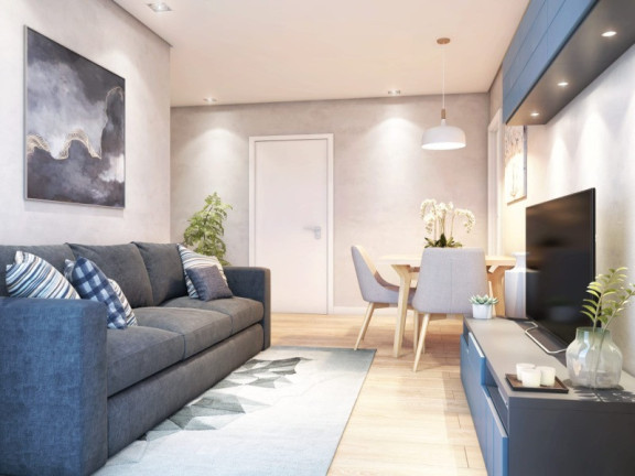 Apartamento com 1 Quarto à Venda,  em Parque Bitaru - São Vicente