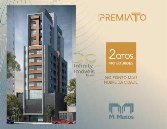 Imagem Apartamento com 2 Quartos à Venda, 6 m² em Lourdes - Belo Horizonte Imagem Apartamento com 2 Quartos à Venda, 6 m² em Lourdes - Belo Horizonte