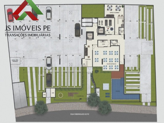 Imagem Imóvel com 3 Quartos à Venda, 93 m² em Casa Amarela - Recife
