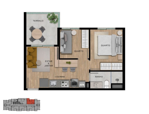Imagem Apartamento com 2 Quartos à Venda, 38 m² em Vila Sônia - São Paulo Imagem Apartamento com 2 Quartos à Venda, 38 m² em Vila Sônia - São Paulo