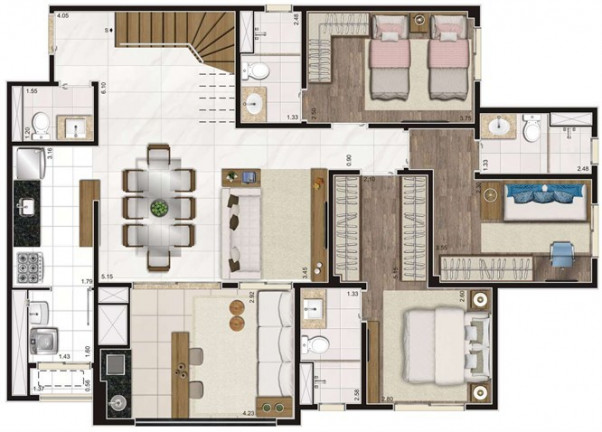 Imagem Apartamento com 4 Quartos à Venda, 204 m² em Taquaral - Campinas Imagem Apartamento com 4 Quartos à Venda, 204 m² em Taquaral - Campinas