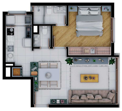 Imagem Apartamento com 1 Quarto à Venda, 122 m² em Jardim São Pedro - Porto Alegre Imagem Apartamento com 1 Quarto à Venda, 122 m² em Jardim São Pedro - Porto Alegre