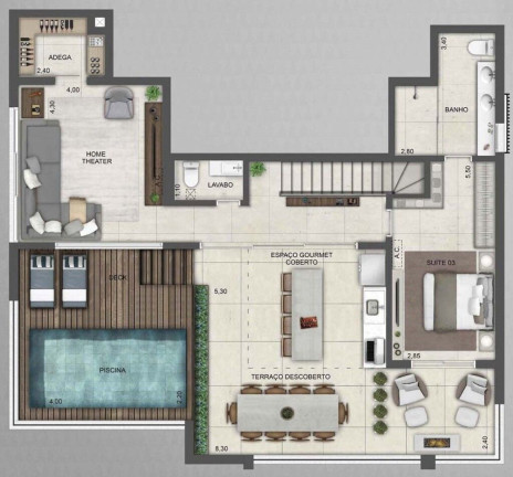 Imagem Apartamento com 1 Quarto à Venda, 53 m² em Perdizes - São Paulo Imagem Apartamento com 1 Quarto à Venda, 53 m² em Perdizes - São Paulo