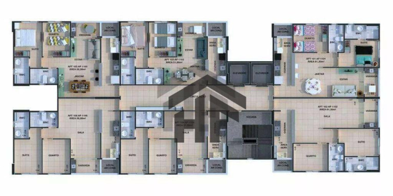 Imagem Apartamento com 2 Quartos à Venda, 61 m² em Candeias - Jaboatão Dos Guararapes Imagem Apartamento com 2 Quartos à Venda, 61 m² em Candeias - Jaboatão Dos Guararapes