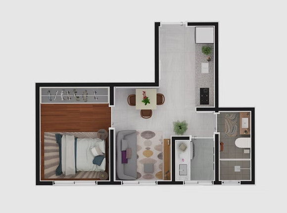 Imagem Apartamento com 2 Quartos à Venda, 47 m² em Parque Das Paineiras - São Paulo