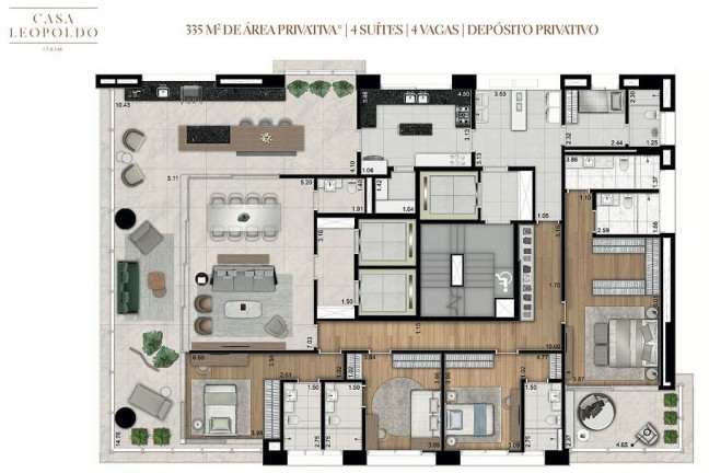 Imagem Apartamento com 4 Quartos à Venda, 373 m² em Itaim Bibi - São Paulo