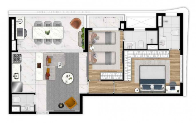 Imagem Apartamento com 2 Quartos à Venda, 80 m² em Perdizes - São Paulo
