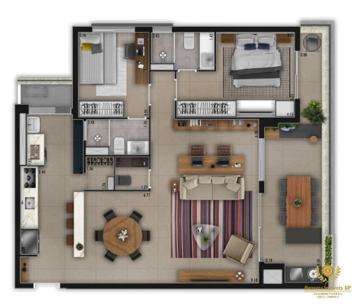 Imagem Apartamento com 1 Quarto à Venda, 36 m² em Vila Clementino - São Paulo Imagem Apartamento com 1 Quarto à Venda, 36 m² em Vila Clementino - São Paulo