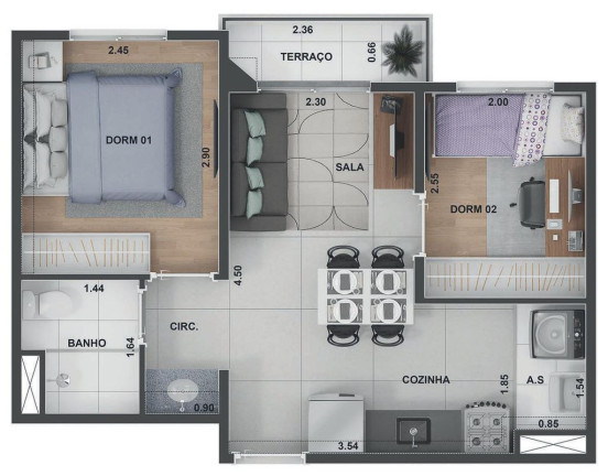 Imagem Apartamento com 2 Quartos à Venda, 32 m² em Campo Limpo - São Paulo Imagem Apartamento com 2 Quartos à Venda, 32 m² em Campo Limpo - São Paulo