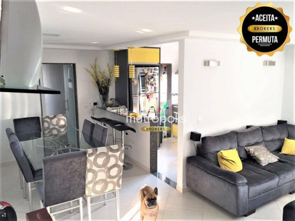 Apartamento com 3 Quartos à Venda, 90 m² em Vila Pires - Santo André