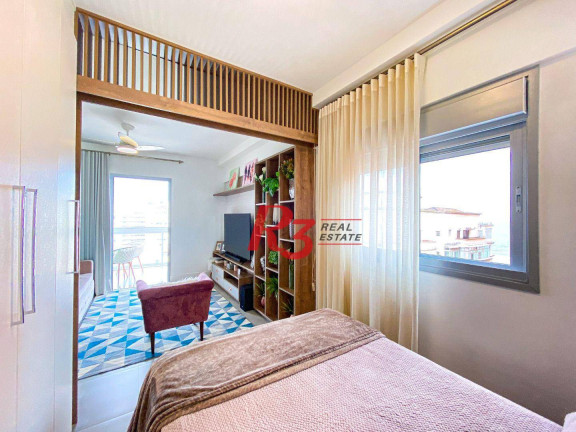 Imagem Apartamento com 1 Quarto à Venda, 46 m² em Boqueirão - Santos Imagem Apartamento com 1 Quarto à Venda, 46 m² em Boqueirão - Santos
