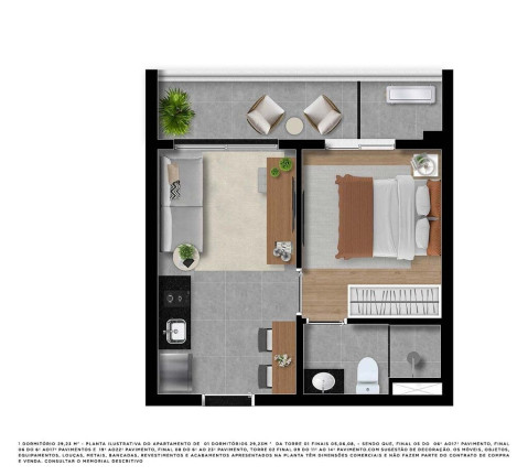 Apartamento com 2 Quartos à Venda, 54 m² em Higienópolis - São Paulo