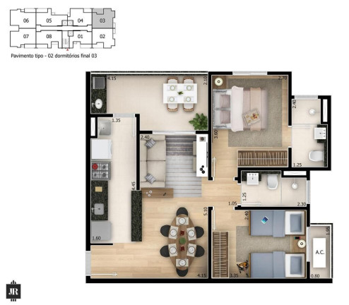 Imagem Apartamento com 3 Quartos à Venda, 77 m² em Além Ponte - Sorocaba