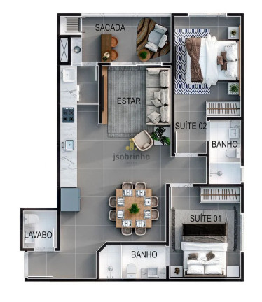 Imagem Apartamento com 2 Quartos à Venda, 75 m² em Bombas - Bombinhas Imagem Apartamento com 2 Quartos à Venda, 75 m² em Bombas - Bombinhas