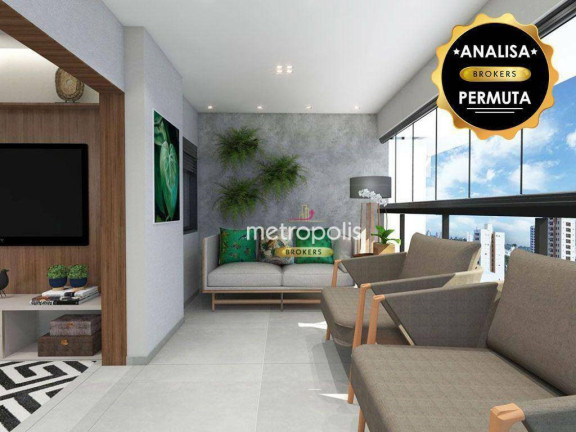 Apartamento com 3 Quartos à Venda, 161 m² em Campestre - Santo André