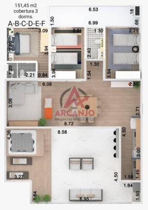 Imagem Apartamento com 3 Quartos à Venda, 83 m² em Tenório - Ubatuba Imagem Apartamento com 3 Quartos à Venda, 83 m² em Tenório - Ubatuba
