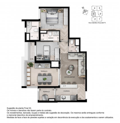 Imagem Apartamento com 2 Quartos à Venda, 76 m² em Brooklin - São Paulo