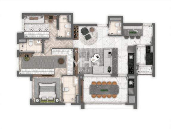 Imagem Imóvel com 3 Quartos à Venda, 120 m² em Nova Campinas - Campinas Imagem Imóvel com 3 Quartos à Venda, 120 m² em Nova Campinas - Campinas