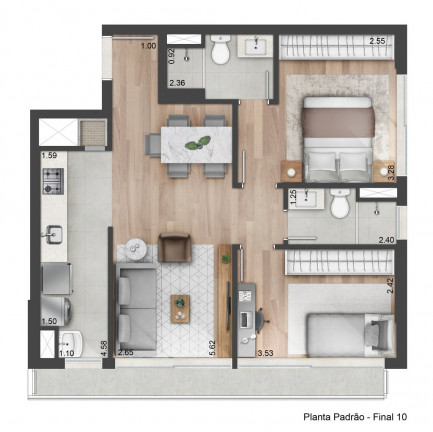 Imagem Apartamento com 1 Quarto à Venda, 55 m² em Praia De Belas - Porto Alegre