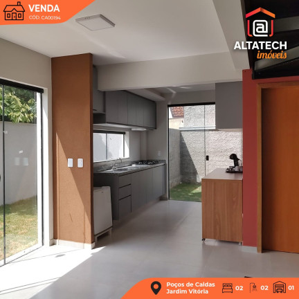 Casa com 2 Quartos à Venda, 100 m² em Jardim Vitória - Poços De Caldas
