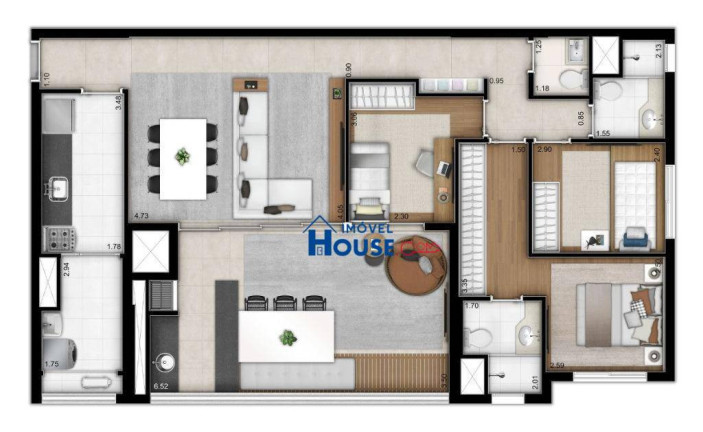 Imagem Apartamento com 3 Quartos à Venda, 110 m² em Vila Madalena - São Paulo Imagem Apartamento com 3 Quartos à Venda, 110 m² em Vila Madalena - São Paulo