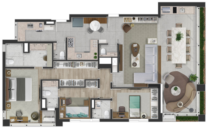 Apartamento com 3 Quartos à Venda, 177 m² em Mooca - São Paulo