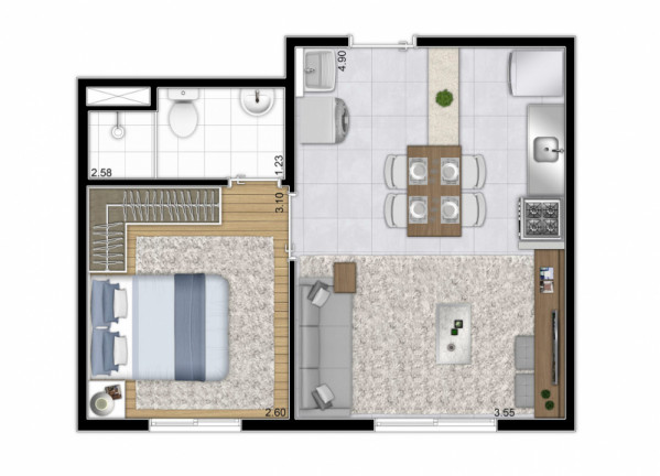 Imagem Apartamento à Venda, 34 m² em Barra Funda - São Paulo